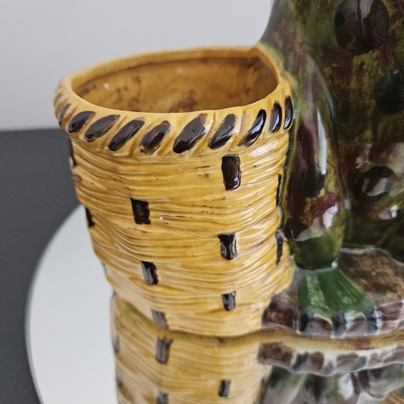 VTG 70's Ceramic Frog Planter - Picture 7 of 9